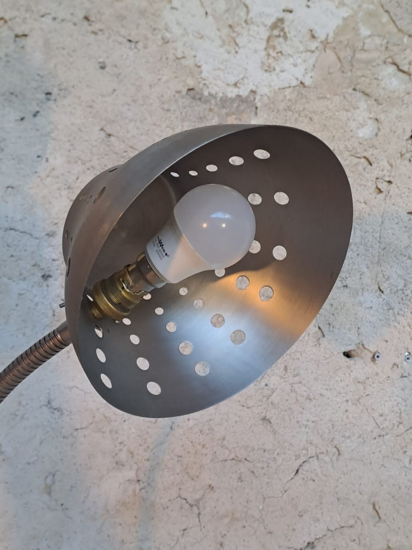 Lampadaire tripode industriel IDEAL Atomlux,  France 1950