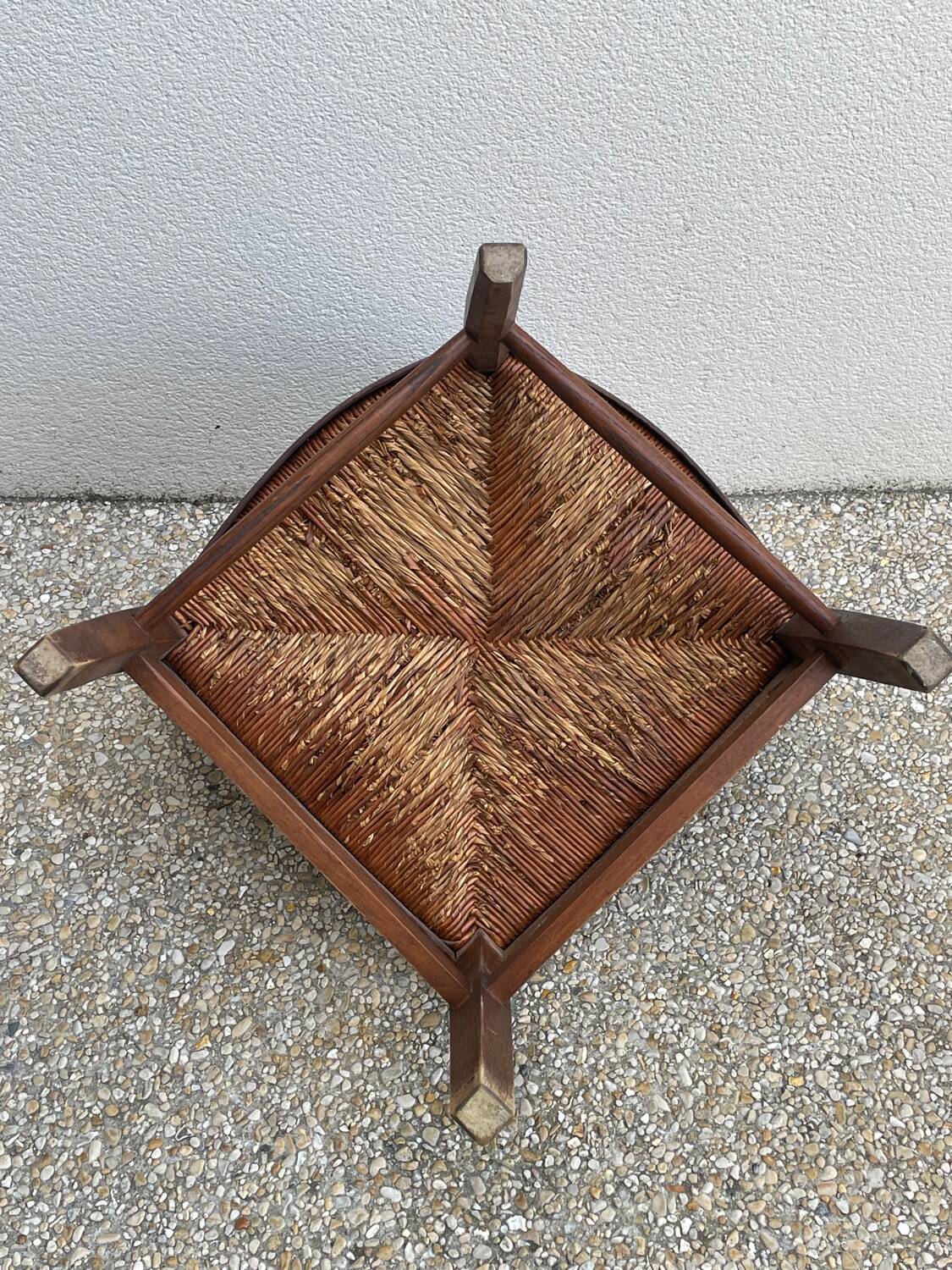 Vintage corner armchair