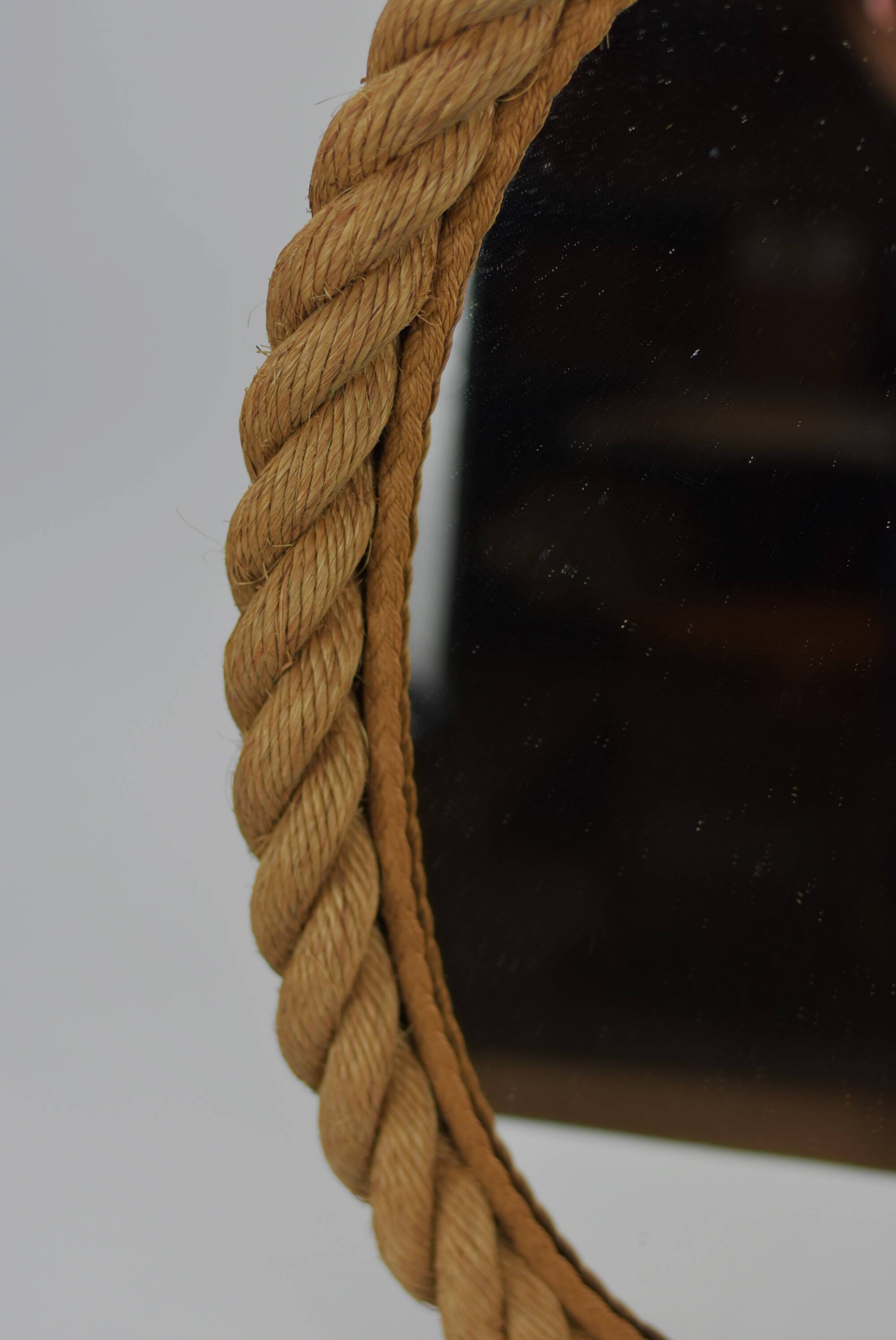Audoux et Minet oval rope mirror