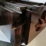 Exotic wooden secret box