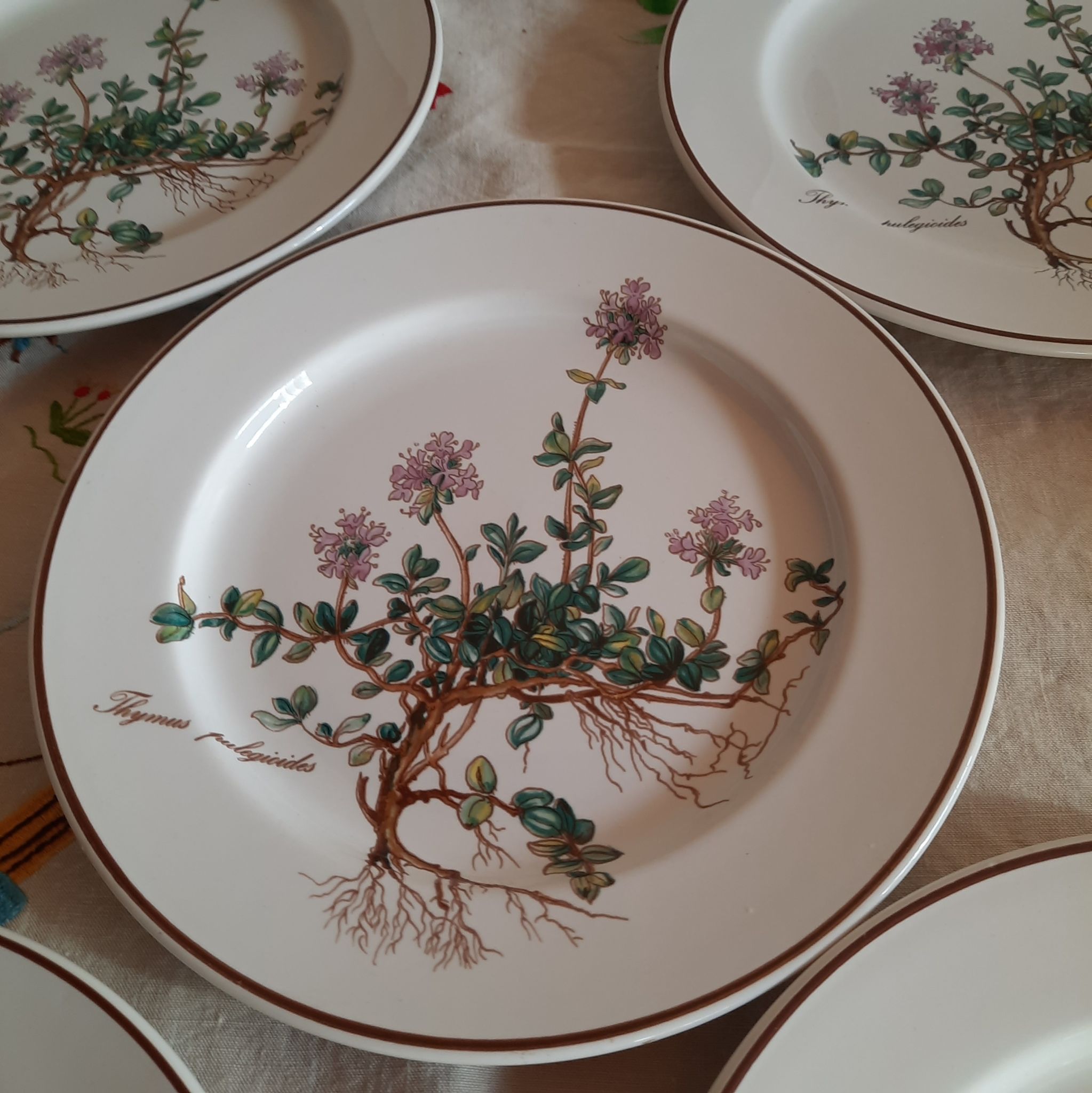 6 small plates - 20 cm - Botanica, Villeroy and Boch series