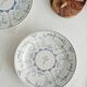 Set of 2 Boch soup plates, Copenhagen decor