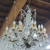 Chandelier with pendants 18 bulbs