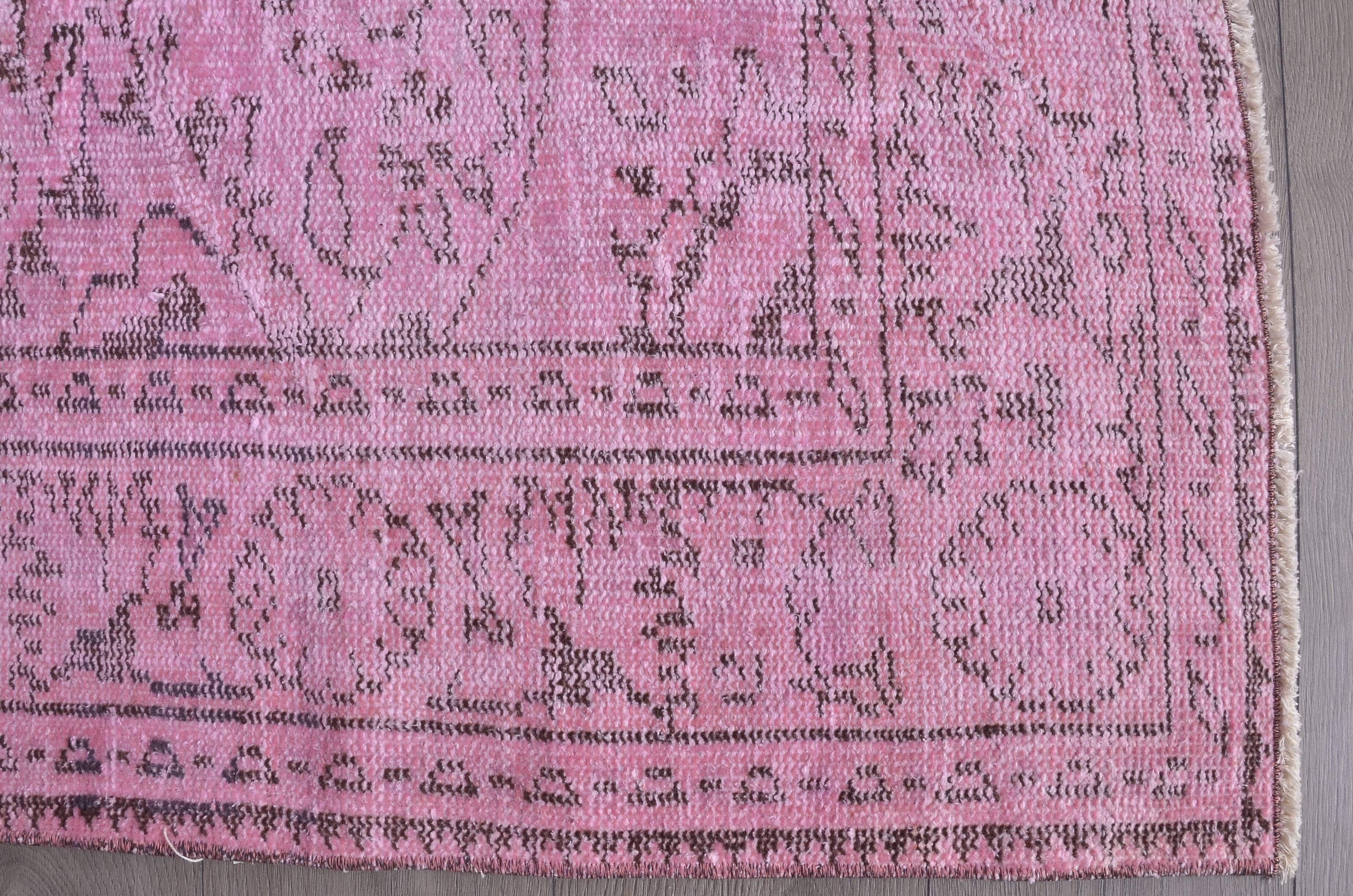 Pink Anatolian Oushak Wool Rug sku 2345