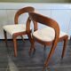 Set of 8 vintage Baumann Gondole chairs, 1960s.