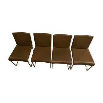 Chaises de salon Solo par Antonio Citterio pour B&B Italia