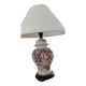 Table lamp foot earthenware decoration old Rouen