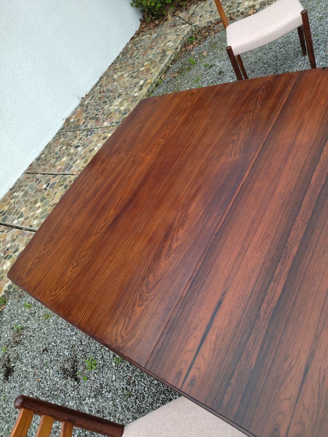 Rosewood table and chairs