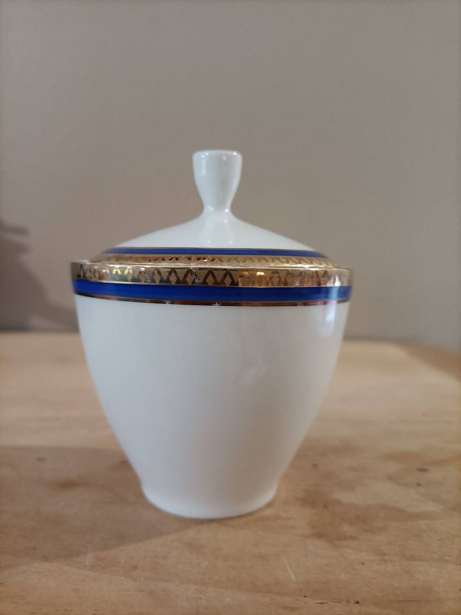 Retro sugar bowl Hertel Jacob Bavaria Germany