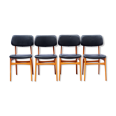 4 chaises 1960