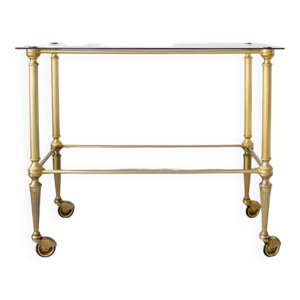 Desserte métal doré