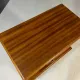 Pair of vintage mid-century modern wooden bedside tables / nightstands, 60 × 54 × 30 cm