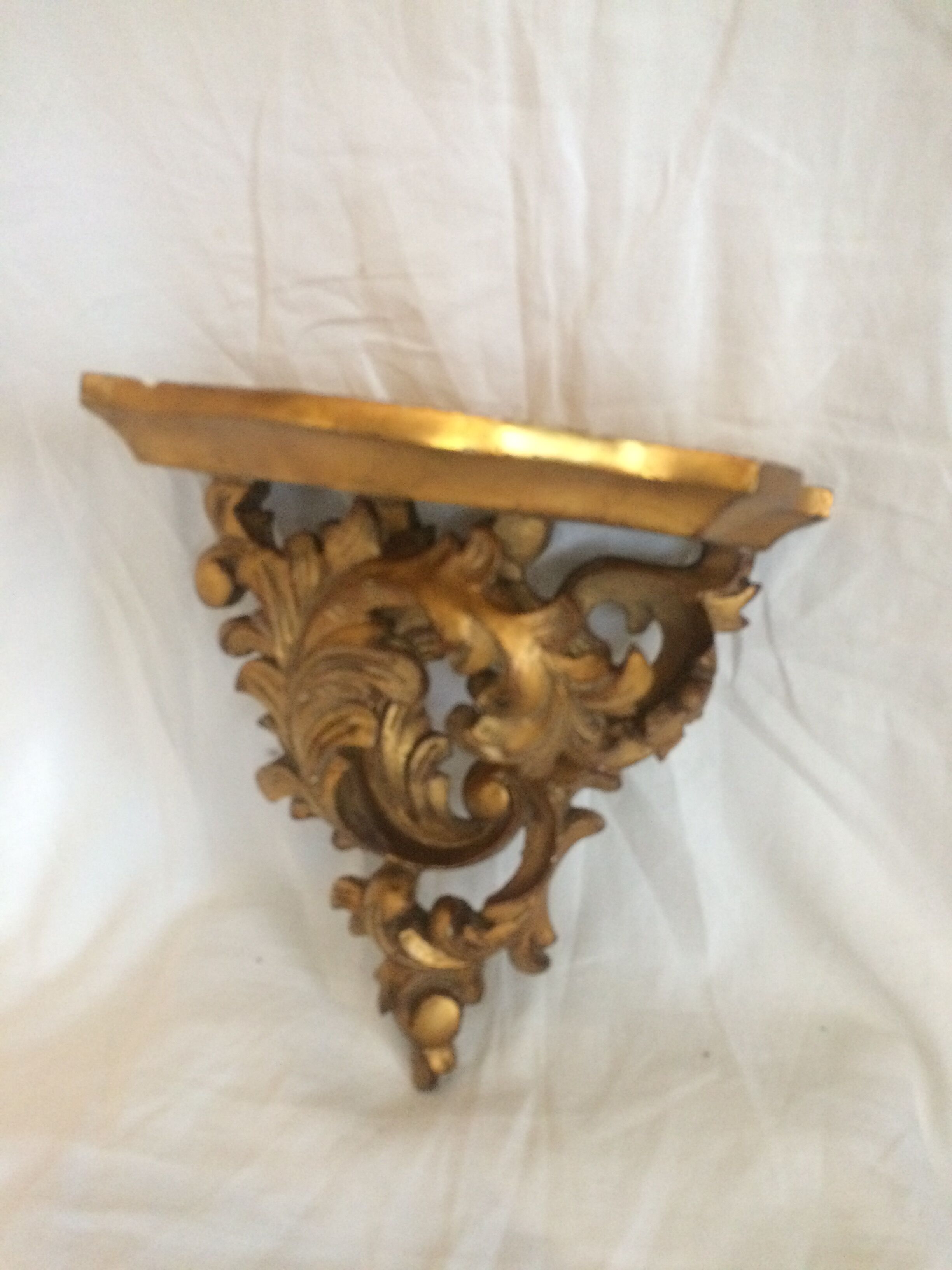 Fifth wheel with fine gold wood ' 70s