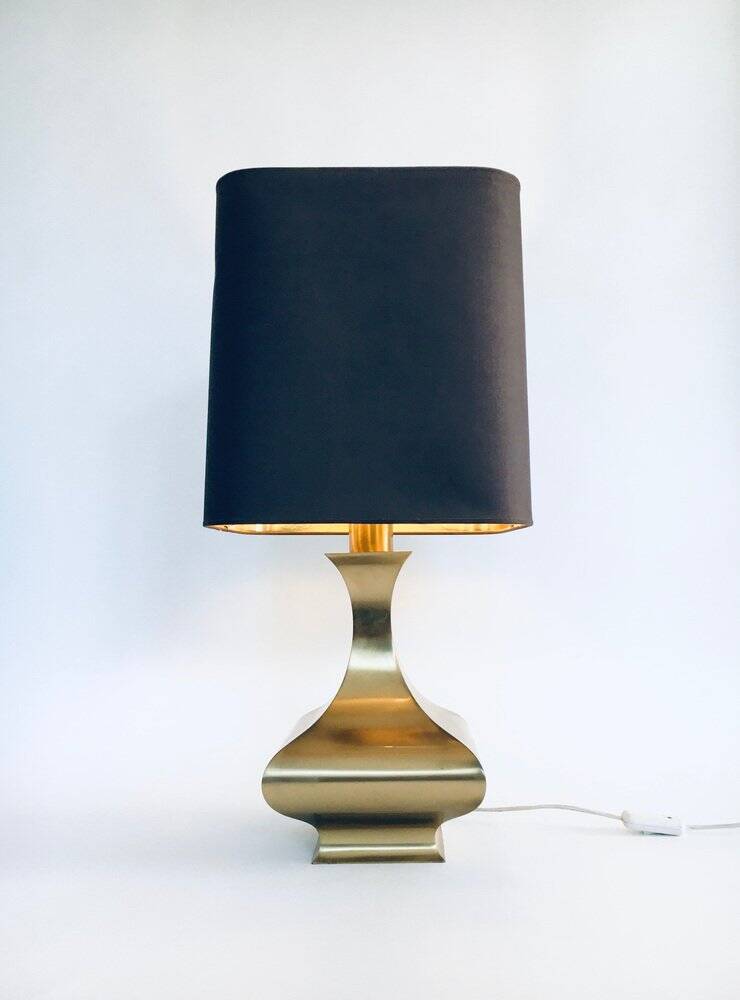 Hollywood Regency Style Brass Table Lamp, 1970s