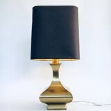 Hollywood Regency Style Brass Table Lamp, 1970s