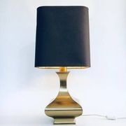 Hollywood Regency Style Brass Table Lamp, 1970s