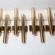 Lot of 4 golden wall lamps