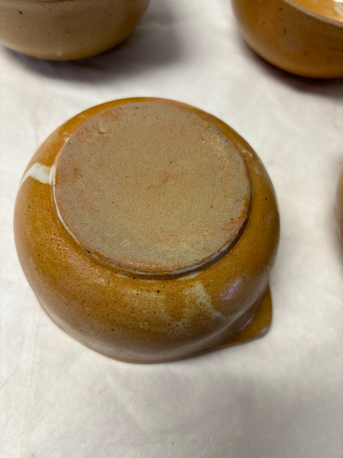 Set of 4 stoneware bowls