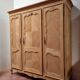 3 door wardrobe in natural wood