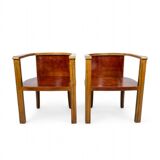 Pair of 1930's German modernist easy chairs