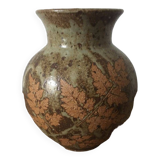 Stoneware vase signed Alain Blanchard