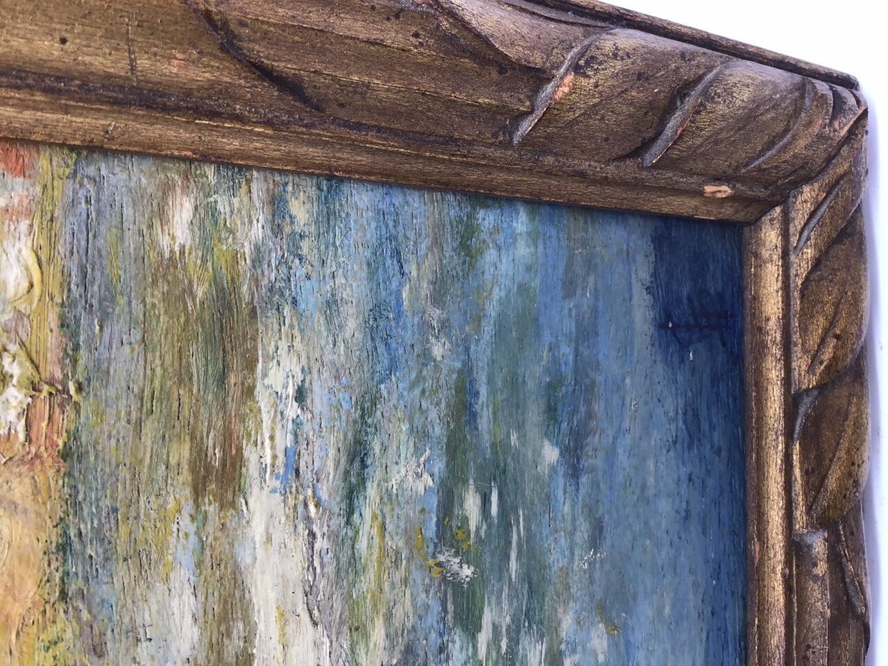 Old painting, sailboat, signed lower right, 70s/80s