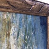 Old painting, sailboat, signed lower right, 70s/80s