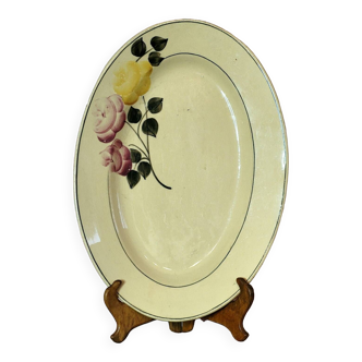 Plat assiette ovale