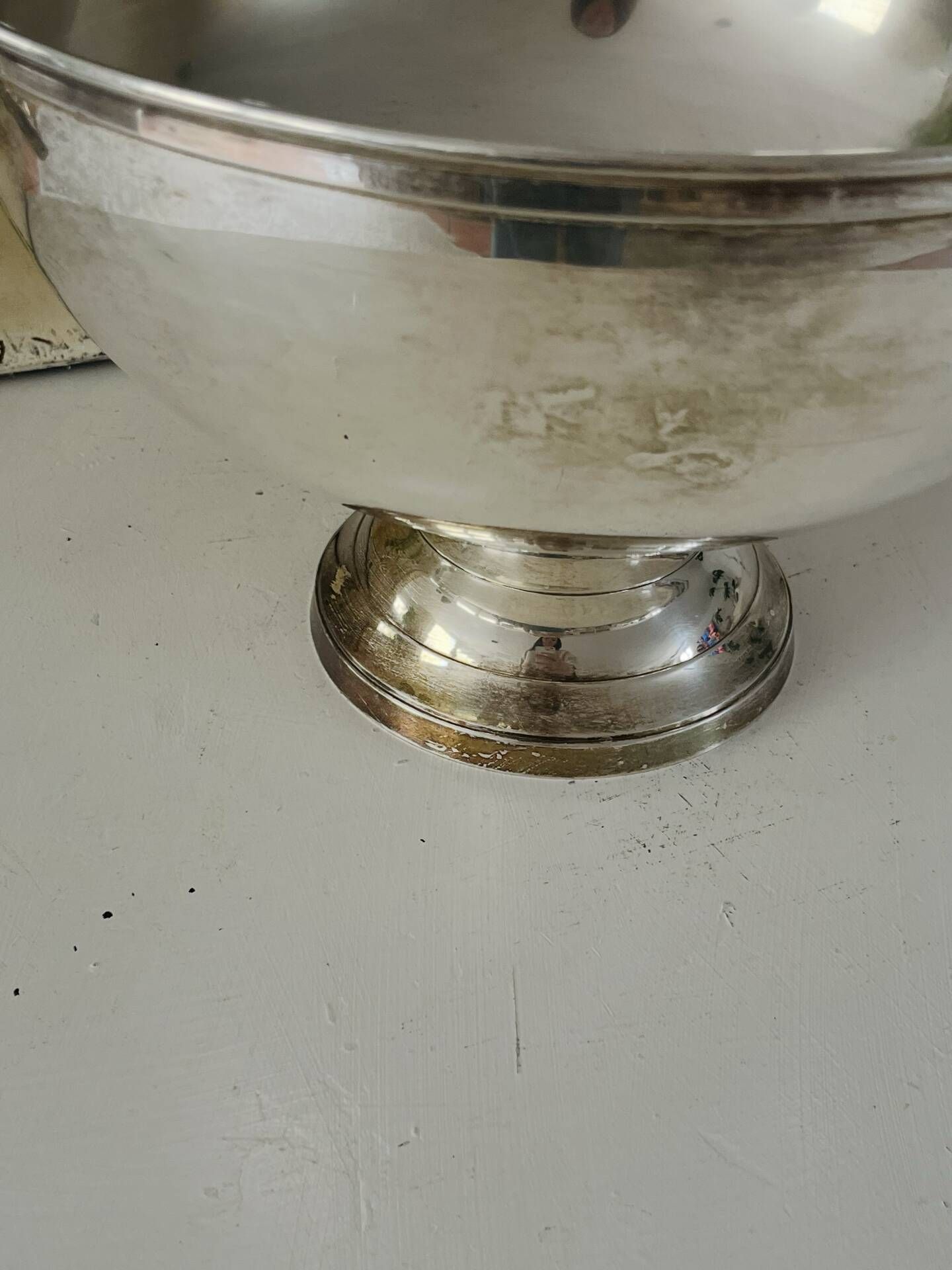 Champagne bucket Silver Plated with Grape Handles, Cl