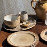 Set of 12 Niderville stoneware dessert plates