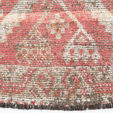 3x10 Geometric Oushak Runner Rug