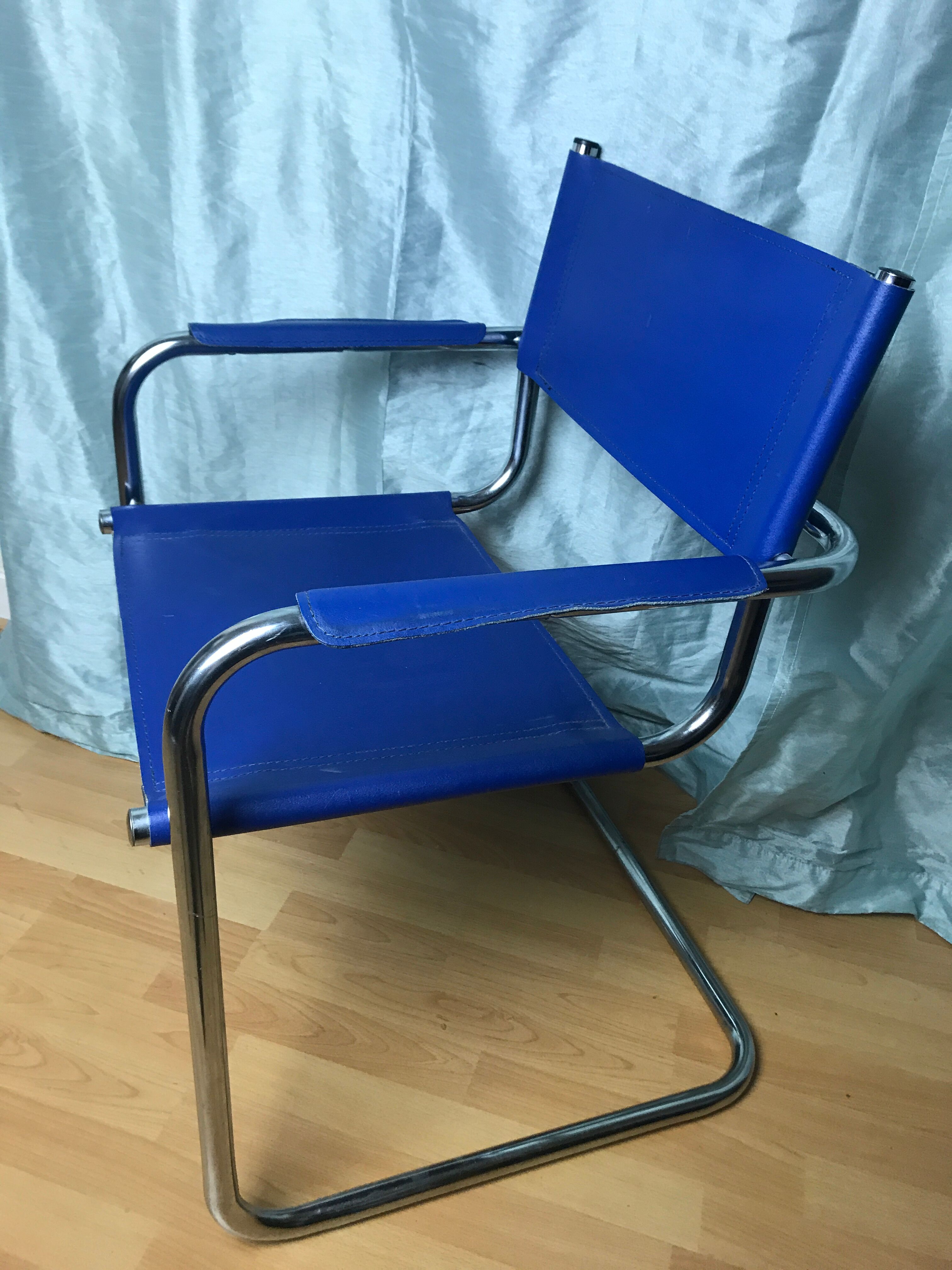 Armchair leather B34 Matteo Grassi