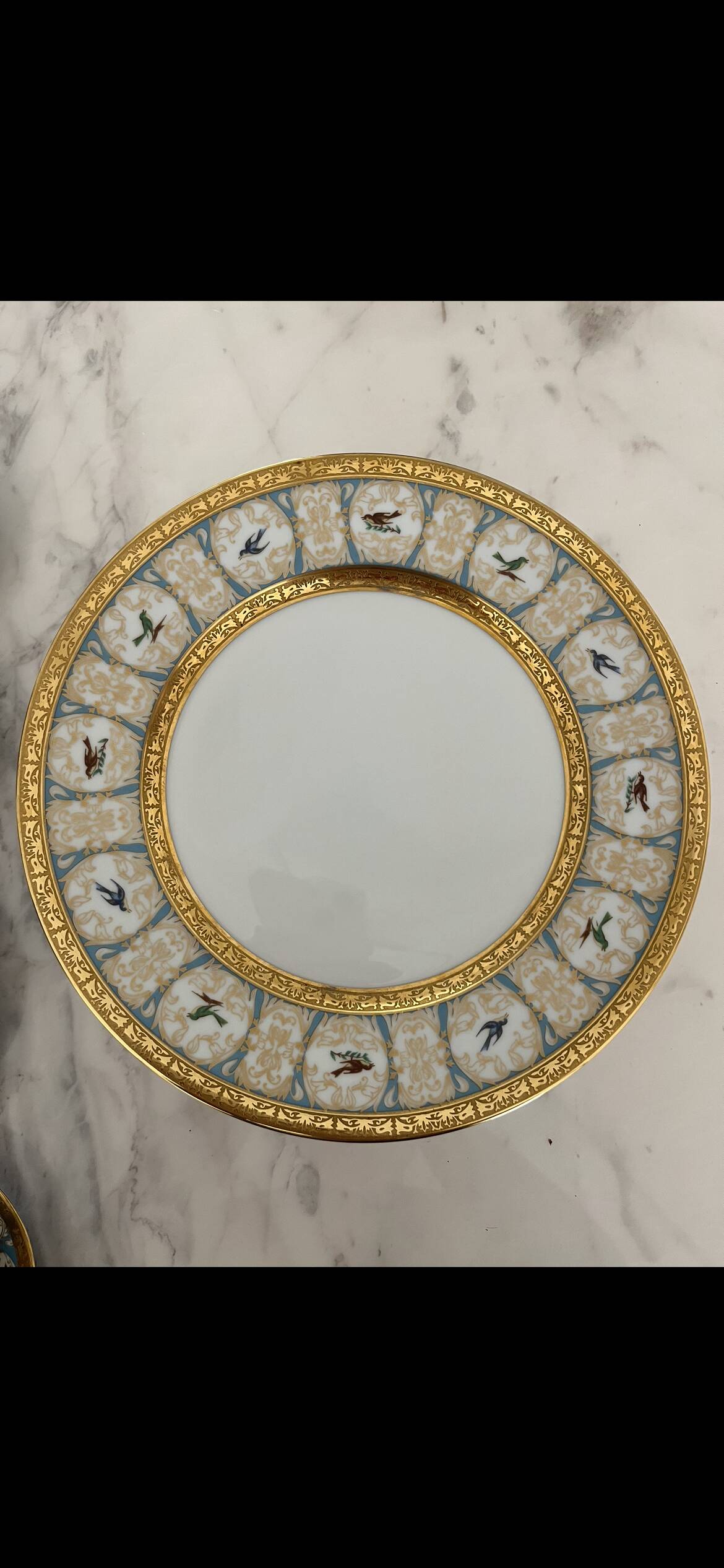 Haviland Parlon Plates and Coffee Cups Service