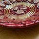 Fruit bowl - Saint Clément burgundy and gold dish