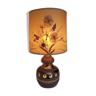 G. PELLETIER Vallauris open ceramic lamp