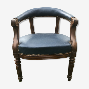 Fauteuil de bureau Louis Philippe