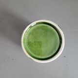 Ceramic flowerpot on stand