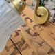 Brass and moulded glass sconce