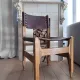 Vintage brutalist chair