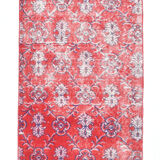 2x8 red classic vintage runner rug, 245x73cm
