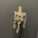 Vintage Italian Crystal Sconces 1950’s Set of 2