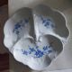 Plate aperitif floral patterns Bernardeau Limoges