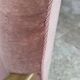 Pair of pink velvet cocktail armchairs 1960