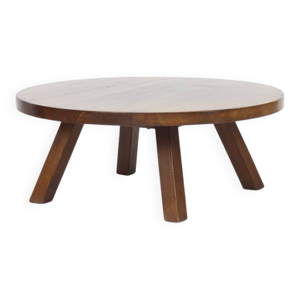 Table basse ronde brutaliste