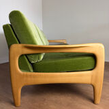 Vintage 3-seater convertible sofa – Eugen Schmidt / Soloform style