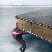 Brass Coffee Table, France, 1960s