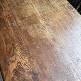 Large oak farm table