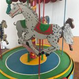 Rare vintage wooden carousel
