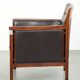Art Deco design set consisting of an armchair and ottoman