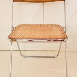 4 chair set Plia by Giancarlo Piretti for Castelli